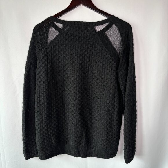 French Connection Women's Wool Blend Mesh Long Sleeve Sweater Size Small - Picture 7 of 7
